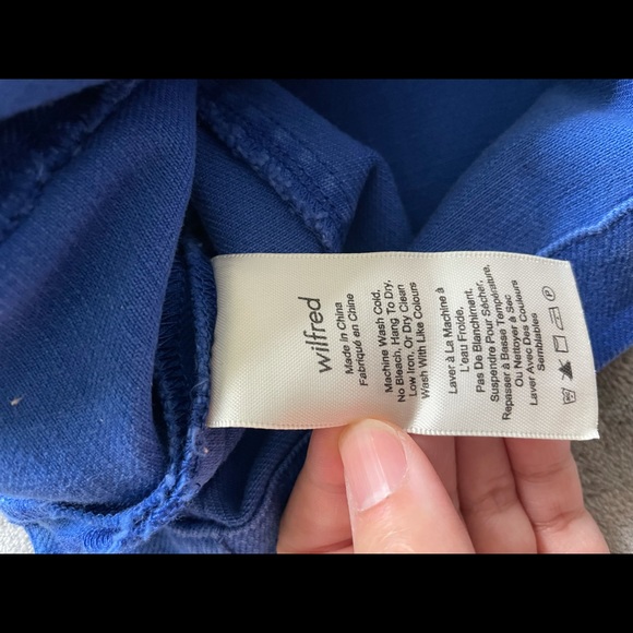 NWT Aritzia Wilfred Dauphine Blouse Size 0 - Picture 6 of 7